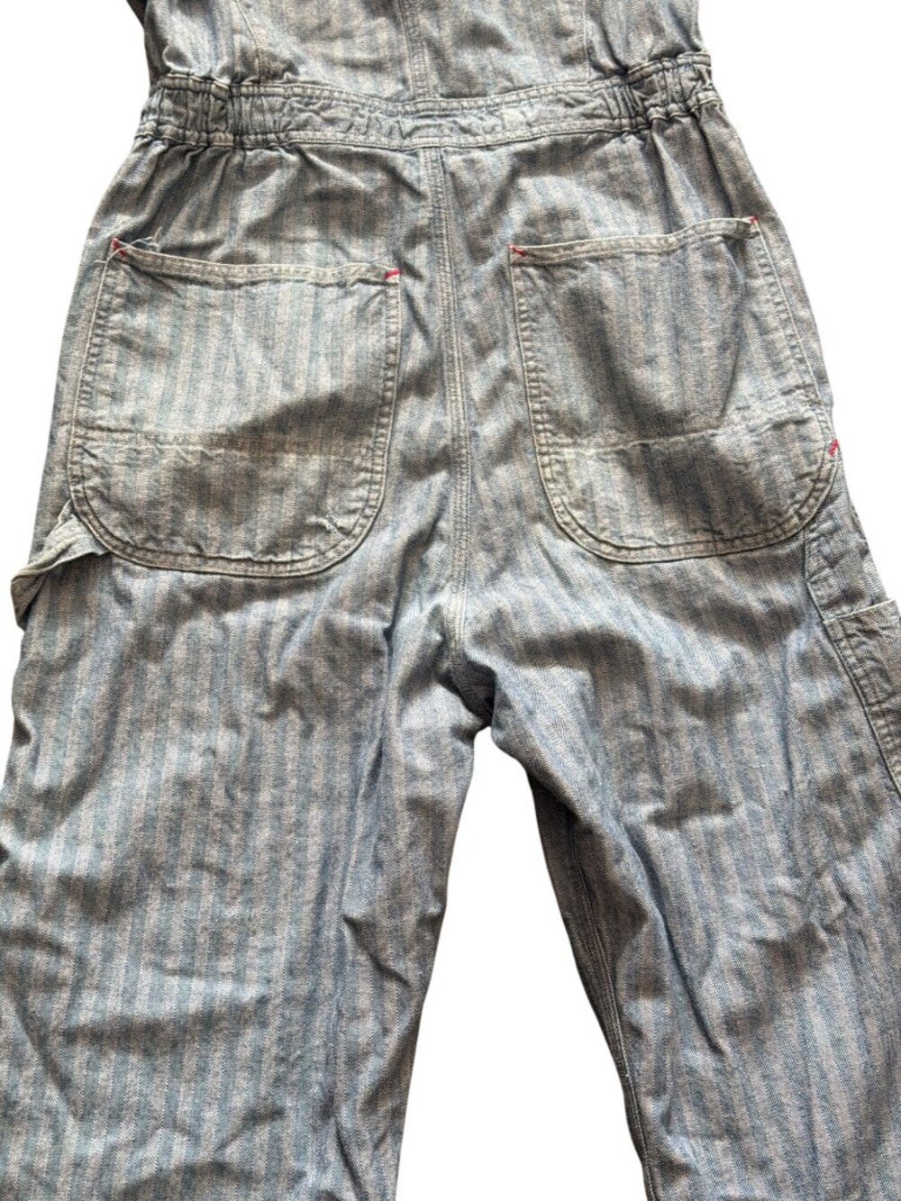 VTG Big Mac Penneys HBT Work Coveralls Herringbone Twill Scovill Zip Sanforized - Picture 12 of 13